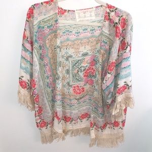 Spool 72 Fringe Kimono